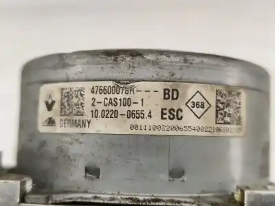 Автозапчасти б/у абс за dacia lodgy (js_) 1.5 blue dci 95 (jsjl) ссылки oem iam 476600078r  