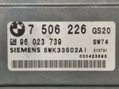 Second-hand car spare part automatic gearbox control unit for bmw x5 (e53) 3.0d oem iam references 7506226  