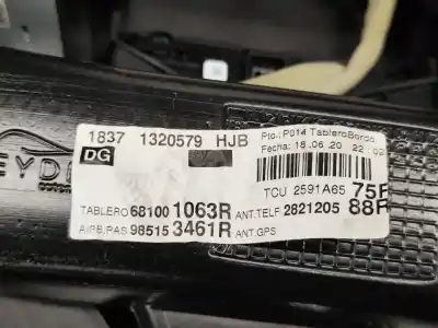 Автозапчасти б/у панель приборов за renault captur ii (hf_) tce 100 (hfmt) ссылки oem iam 681001063r  