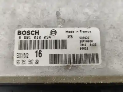 Автозапчасти б/у блок управления двигателем за peugeot 406 break (8e/f) 2.0 hdi 110 ссылки oem iam 0635156780  