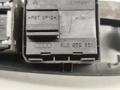Peça sobressalente para automóvel em segunda mão botão / interruptor elevador vidro dianteiro esquerdo por audi a3 (8l1) 1.9 tdi referências oem iam 8l0959851  
