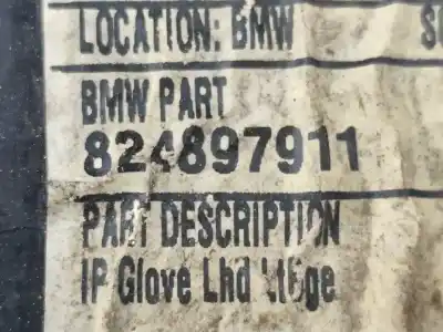 Peça sobressalente para automóvel em segunda mão porta luvas por bmw x5 (e53) 3.0d referências oem iam 824897911  
