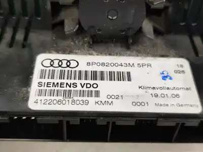 Second-hand car spare part climate control for audi a3 (8p1) 1.9 tdi oem iam references 8p0820043m  