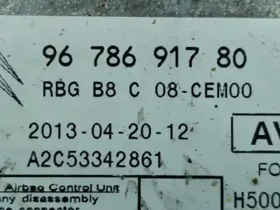 Автозапчасти б/у блок управления подушками безопасности за citroen ds5 (kf_) 2.0 hdi 165 gasóleo 2013 5p ссылки oem iam 9678691780  