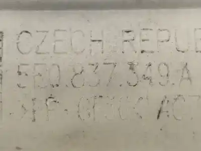 Автозапчастина б/у зовнішня ручка передня прав для skoda superb iii hatchback (3v3) 2.0 tdi gasóleo 2017 4p посилання на oem iam 5e0837349a  