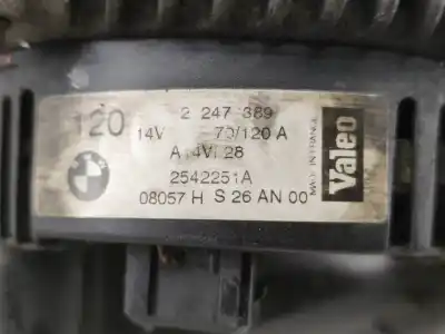 Second-hand car spare part alternator for bmw 5 (e39) 530 d oem iam references 2247389  