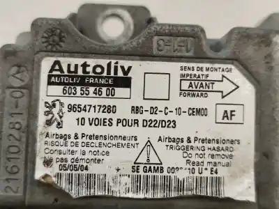 Автозапчасти б/у блок управления подушками безопасности за peugeot 407 (6d_) 2.0 hdi 135 (6drhrh. 6drhre. 6drhrg. 6drhrj) ссылки oem iam 9654717280  