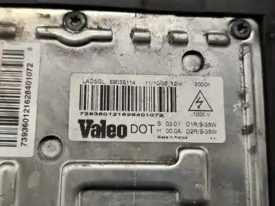 Автозапчастина б/у ліва фара для citroen c5 ii (rc_) 2.2 hdi посилання на oem iam 89035114  