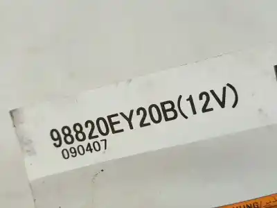 Second-hand car spare part airbag control unit for nissan qashqai / qashqai +2 i (j10, nj10, jj10e) 1.5 dci oem iam references 98820ey20b   Second-hand car spare part airbag control unit for nissan qashqai / qashqai +2 i (j10, nj10, jj10e) 1.5 dci oem iam references 98820ey20b