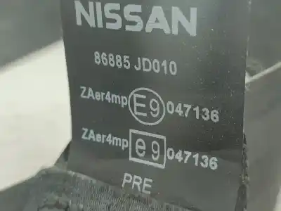 Peça sobressalente para automóvel em segunda mão cinto de segurança dianteiro esquerdo por nissan qashqai / qashqai +2 i (j10, nj10, jj10e) 1.5 dci referências oem iam 86885jd010  
