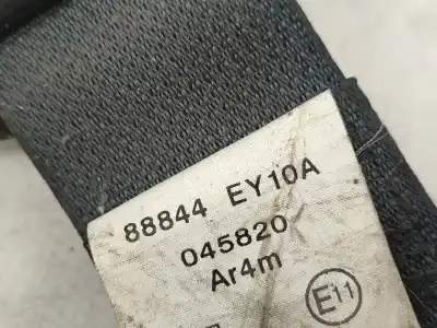 Second-hand car spare part rear right seat belt for nissan qashqai / qashqai +2 i (j10, nj10, jj10e) 1.5 dci oem iam references 88844ey10a  