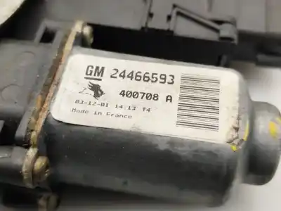 Second-hand car spare part driver left window regulator for opel corsa c 1.2 16v cat (z 12 xe / lw4) oem iam references 24466595lh  