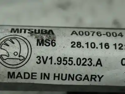 Автозапчастина б/у двигатель передніх склоочисників для skoda superb iii hatchback (3v3) 2.0 tdi gasóleo 2017 4p посилання на oem iam 3v1955119  