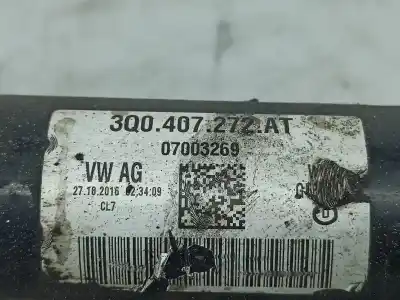 Pièce détachée automobile d'occasion transmission avant droite pour skoda superb iii hatchback (3v3) 2.0 tdi gasóleo 2017 4p références oem iam 3q0407272at  