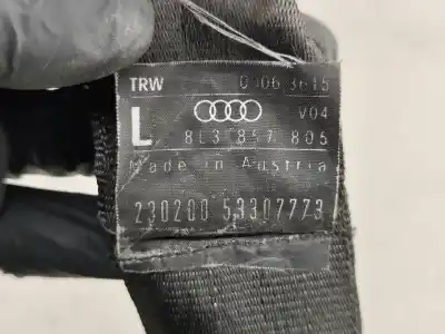 Автозапчастина б/у задній лівий ремін безпеки для audi a3 (8l1) s3 quattro посилання на oem iam 8l3857805  