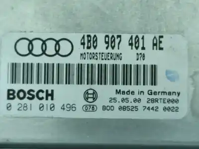 Автозапчастина б/у ебу контролер двигуна для audi a6 avant (4b5) 2.5 tdi посилання на oem iam 0281010496  