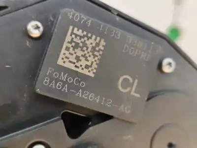 Автозапчастина б/у замок заднього правого дверя для ford fiesta vi (cb1, ccn) 1.25 посилання на oem iam 8a6aa26412ag  