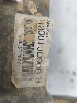 Second-hand car spare part steering box for nissan qashqai / qashqai +2 i (j10, nj10, jj10e) 2.0 oem iam references 48001jd90b9  