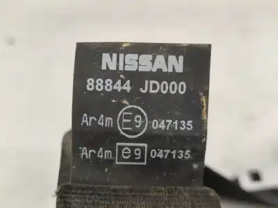 Автозапчастина б/у задній правий ремін безпеки для nissan qashqai / qashqai +2 i (j10, nj10, jj10e) 2.0 посилання на oem iam 88844jd000   Автозапчастина б/у задній правий ремін безпеки для nissan qashqai / qashqai +2 i (j10, nj10, jj10e) 2.0 посилання на oem iam 88844jd000