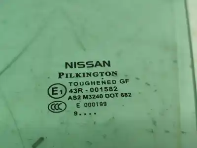 Second-hand car spare part front left door window glass for nissan qashqai / qashqai +2 i (j10, nj10, jj10e) 2.0 oem iam references 43r001582  