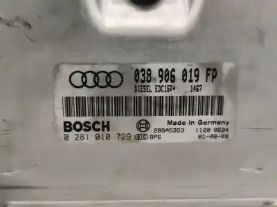 Автозапчасти б/у блок управления двигателем за audi a4 b6 (8e2) 1.9 tdi ссылки oem iam 038906019fp  