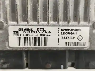 Автозапчастина б/у ебу контролер двигуна для renault megane ii break (km0/1_) 1.5 dci (km02. km13) gasóleo 2004 5p посилання на oem iam 8200565863  