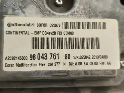 Peça sobressalente para automóvel em segunda mão display gps / multimídia por citroen ds5 (kf_) 6210r gasóleo 2013 5p referências oem iam 9804376180  