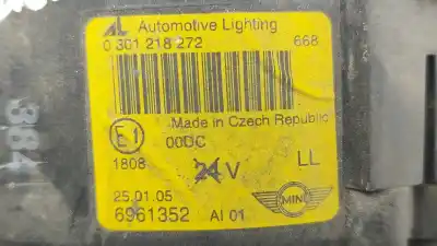 İkinci el araba yedek parçası sag far için mini mini (r50, r53) cooper oem iam referansları 0301218272  