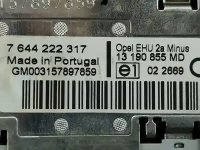 Автозапчастина б/у аудіо система / радіо cd для opel corsa c (x01) 1.2 twinport (f08 f68) посилання на oem iam 7644222317   Автозапчастина б/у аудіо система / радіо cd для opel corsa c (x01) 1.2 twinport (f08 f68) посилання на oem iam 7644222317