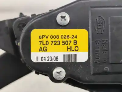 Piesă de schimb auto la mâna a doua pedalã de accelerație pentru porsche cayenne (typ 9pa) 3.2 v6 cat referințe oem iam 7l0723507b  