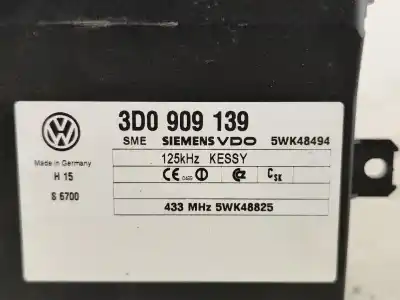 Автозапчасти б/у комфортный модуль за porsche cayenne (typ 9pa) 3.2 v6 cat ссылки oem iam 3d0909139  