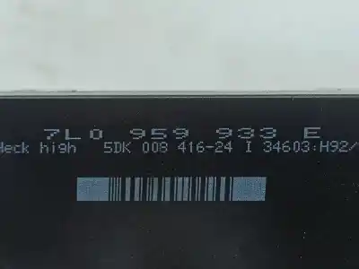 Second-hand car spare part comfort module for porsche cayenne (9pa) s 4.5 gasóleo 2004 5p oem iam references 7l0959933e  