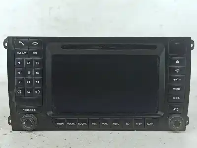 Second-hand car spare part audio system / radio cd for porsche cayenne (9pa) s 4.5 gasóleo 2004 5p oem iam references 7l5035191f