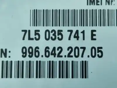 Second-hand car spare part ecu engine control for porsche cayenne (9pa) s 4.5 gasóleo 2004 5p oem iam references 7l5035741e  