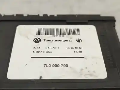 Second-hand car spare part rear left window motor for porsche cayenne (9pa) s 4.5 gasóleo 2004 5p oem iam references 7l0959795  