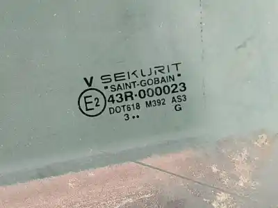 Автозапчастина б/у скло двері задне ліво для porsche cayenne (9pa) s 4.5 gasóleo 2004 5p посилання на oem iam 43r000023  