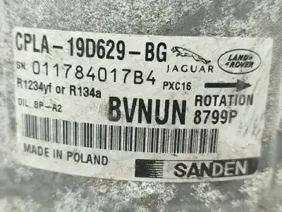 Автозапчасти б/у компрессор кондиционера воздуха за land rover range rover evoque (l538) 2.0 d 4x4 ссылки oem iam cpla19d629bg   Автозапчасти б/у компрессор кондиционера воздуха за land rover range rover evoque (l538) 2.0 d 4x4 ссылки oem iam cpla19d629bg