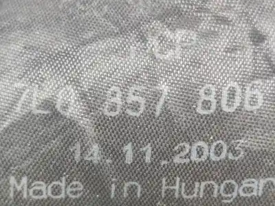 Автозапчастина б/у задній правий ремін безпеки для porsche cayenne (9pa) s 4.5 gasóleo 2004 5p посилання на oem iam 560981801  