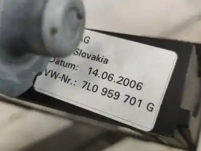 İkinci el araba yedek parçası ön sol pencere regülatörü için porsche cayenne (typ 9pa) 3.2 v6 cat oem iam referansları 7l0959701g  