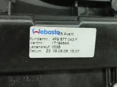 Автозапчастина б/у електричний дах для audi a6 avant (4f5) 3.0 tdi quattro (171kw) посилання на oem iam 1719464a   Автозапчастина б/у електричний дах для audi a6 avant (4f5) 3.0 tdi quattro (171kw) посилання на oem iam 1719464a