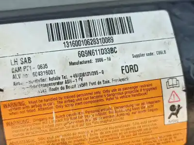 Автозапчасти б/у передняя левая подушка безопасности за ford s-max (wa6) 1.8 tdci ссылки oem iam 6g9n611d33bc  