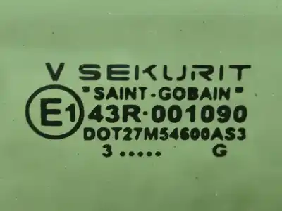 Автозапчастина б/у скло двері задне ліво для porsche cayenne (9pa) s 4.5 gasóleo 2004 5p посилання на oem iam 43r001090  