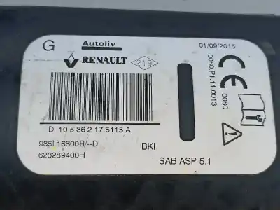 Автозапчасти б/у передняя левая подушка безопасности за renault megane iii (bz0_) 1.5 dci (bz1g. bz1w. bz0r) gasóleo 2009 5p ссылки oem iam 985l16600r  