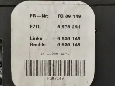 Second-hand car spare part interior light for bmw 3 touring (e91) 325 d oem iam references 6976291 6976288  