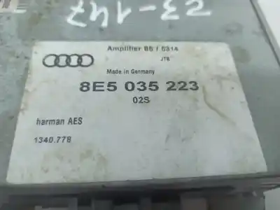 Автозапчастина б/у аудіопідсилювач для audi a4 b6 (8e2) 1.9 tdi посилання на oem iam 8e5035223  