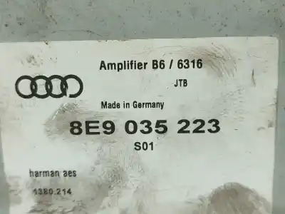Автозапчасти б/у аудиоусилитель за audi a4 b6 avant (8e5) 1.9 tdi ссылки oem iam 8e9035223  