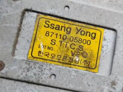 Second-hand car spare part ecu engine control for ssangyong musso (fj) 2.9 td oem iam references 8711005800  