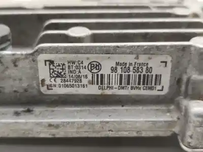 Автозапчасти б/у блок управления двигателем за citroen jumpy iii furgoneta (v_) 1.6 bluehdi 115 ссылки oem iam   