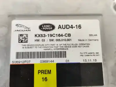 Pezzo di ricambio per auto di seconda mano amplificatore audio per jaguar i-pace (x590) ev400 awd riferimenti oem iam kx5319c164cb  