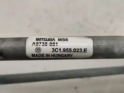 Pezzo di ricambio per auto di seconda mano tiranti e motorino del tergicristallo anteriore per volkswagen passat b6 variant (3c5) 2.0 tdi riferimenti oem iam 3c1955023e  